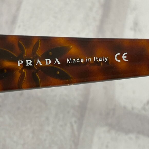 Prada Metal Acetate Sunglasses SPR 56G in Brown - Preowned main image 4